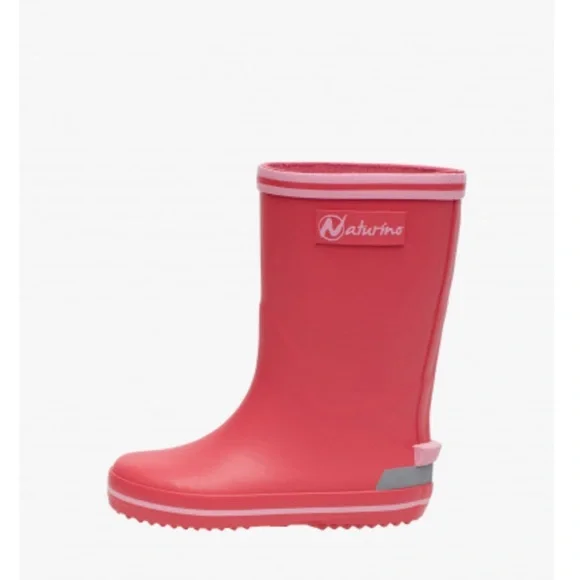 NWT NATURINO RAIN BOOT Wellies in Fuchsia - Picture 2 of 13